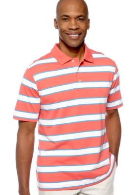 Saddlebred Stripe Jersey Polo