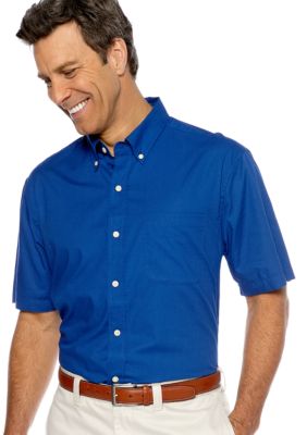 Saddlebred Solid Madras Woven Shirt