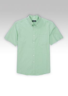 Saddlebred&trade; Short Sleeve Cotton Poplin Sport Shirt