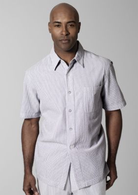 Saddlebred&reg; Seersucker Woven Sleep Shirt