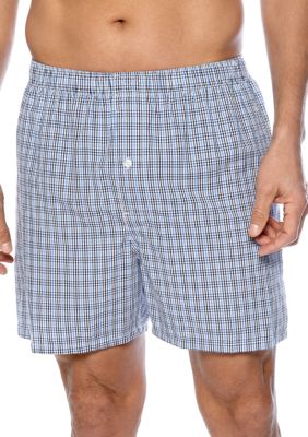 Saddlebred&reg; Plaid Woven Boxer