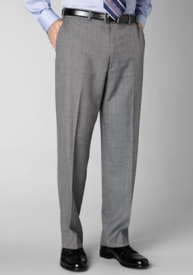 Saddlebred&trade; Charcoal Sharkskin Suit Separate Trouser