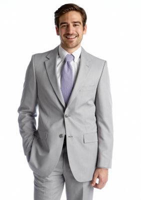 Saddlebred Light Gray Stria Suit Separate Coat