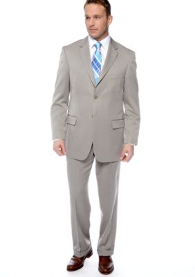 Saddlebred Medium Taupe Stria Suit Separate Coat