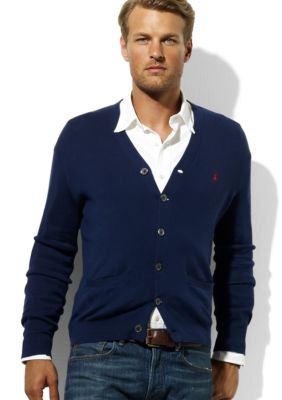 Polo Ralph Lauren Pima Cotton V-Neck Cardigan