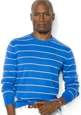 Polo Ralph Lauren Stripe Pima Cotton Crewneck Sweater