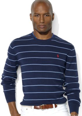 Polo Ralph Lauren Stripe Pima Cotton Crewneck Sweater