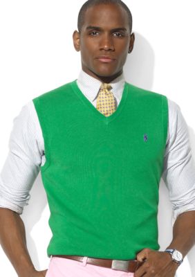 Polo Ralph Lauren Pima Cotton V-Neck Sweater Vest
