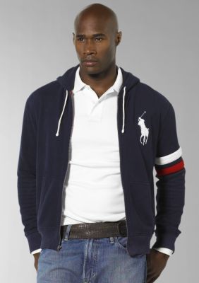 Polo Ralph Lauren Big & Tall Full-Zip Big Pony Hoodie
