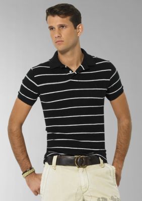 Polo Ralph Lauren Classic-Fit Mesh Stripes Polo