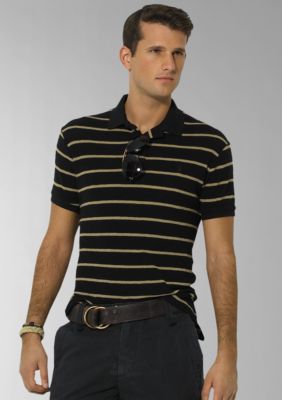 Polo Ralph Lauren Classic-Fit Mesh Stripes Polo