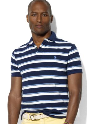 Polo Ralph Lauren Classic-Fit Multi-Stripe Mesh Polo