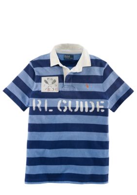 Polo Ralph Lauren Custom-Fit Striped River-Themed Rugby