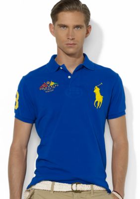 Polo Ralph Lauren Crossed-Flags Mesh Polo