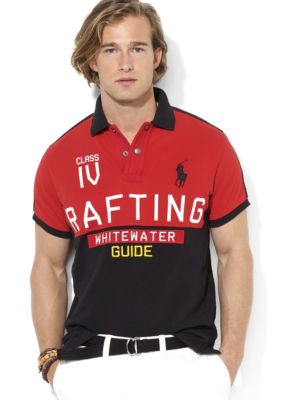 Polo Ralph Lauren Custom-Fit River Slalom Mesh Polo
