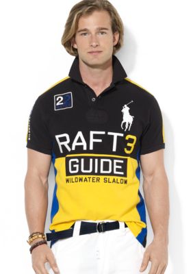 Polo Ralph Lauren Custom-Fit River Slalom Mesh Polo