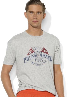 Polo Ralph Lauren Crossed-Flags Crewneck T-Shirt