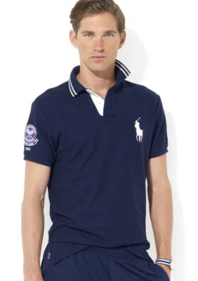 Polo Ralph Lauren Wimbledon Ball Boy Short-Sleeved Sports Piqu Polo