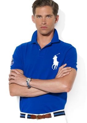 Polo Ralph Lauren Wimbledon Custom-Fit Big Pony Mesh Polo