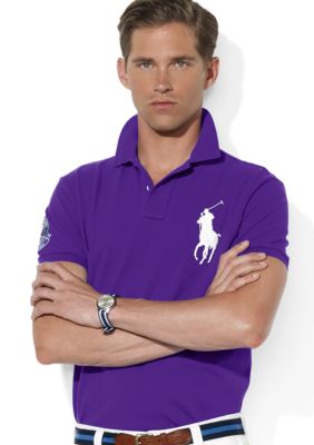 Polo Ralph Lauren Wimbledon Custom-Fit Big Pony Mesh Polo