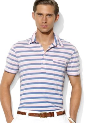 Polo Ralph Lauren Striped Knit Jersey Polo