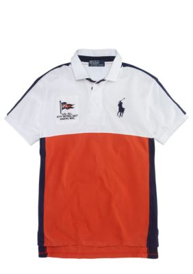 Polo Ralph Lauren Big & Tall Classic-Fit Color-Blocked Coastal Rescue Polo