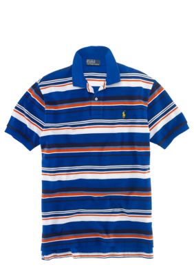 Polo Ralph Lauren Classic-Fit Multi-Striped Mesh Polo