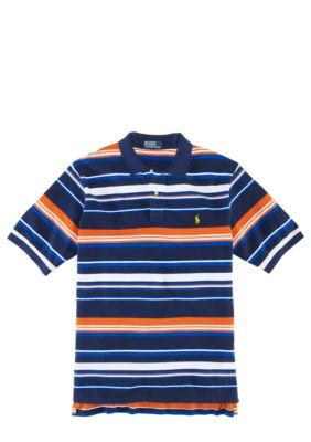 Polo Ralph Lauren Classic-Fit Multi-Striped Mesh Polo