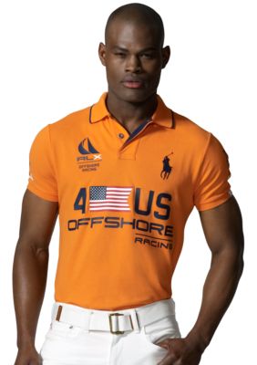 Polo Ralph Lauren RLX US-Themed Offshore Racing Mesh Polo