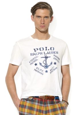 Polo Ralph Lauren Big & Tall Classic-Fit Short-Sleeved Nautical-Print T-Shirt