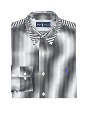 Polo Ralph Lauren Custom-Fit Striped Poplin Dress Shirt