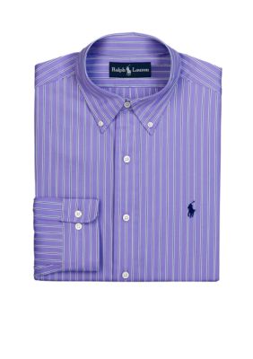 Polo Ralph Lauren Classic-Fit Poplin Multi-Stripe Dress Shirt