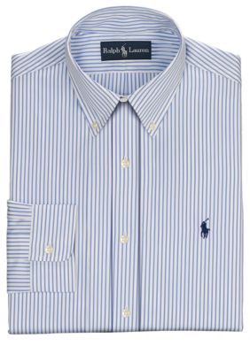 Polo Ralph Lauren Custom-Fit Striped Poplin Dress Shirt