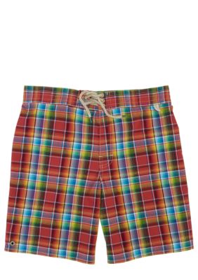 Polo Ralph Lauren Bright Plaid Sanibel Trunks