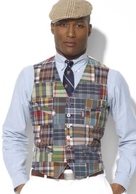 Polo Ralph Lauren Patchwork Madras Vest