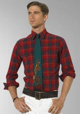 Polo Ralph Lauren Classic-Fit Plaid Western Shirt