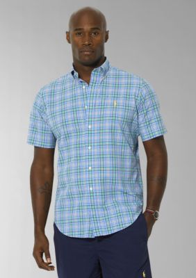 Polo Ralph Lauren Big & Tall Short-Sleeved Classic-Fit Plaid