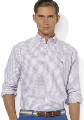 Polo Ralph Lauren Classic-Fit Tattersall Cotton Oxford Shirt