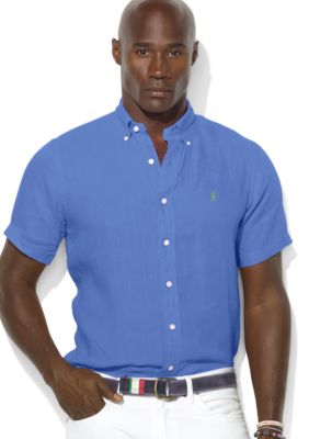 Polo Ralph Lauren Big & Tall Classic-Fit Short-Sleeved Poplin Shirt