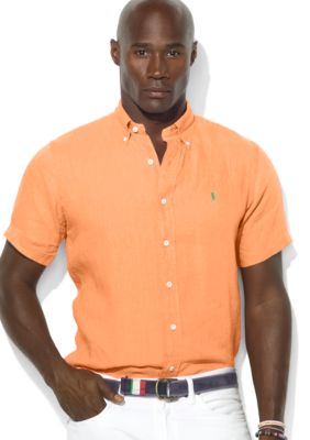 Polo Ralph Lauren Big & Tall Classic-Fit Short-Sleeved Poplin Shirt