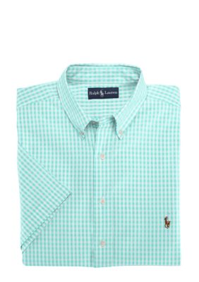 Polo Ralph Lauren Big & Tall Classic-Fit Long-Sleeved Checked Oxford Cotton Shirt