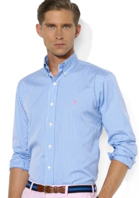 Polo Ralph Lauren Custom-Fit Striped Poplin Shirt