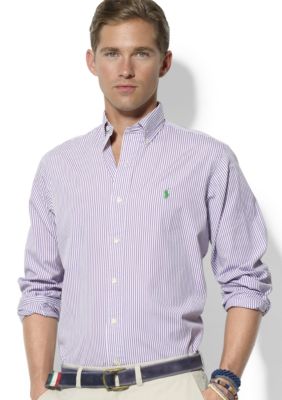 Polo Ralph Lauren Custom-Fit Striped Cotton Poplin Shirt