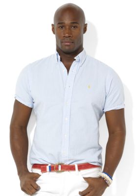 Polo Ralph Lauren Big & Tall Classic-Fit Seersucker Shirt