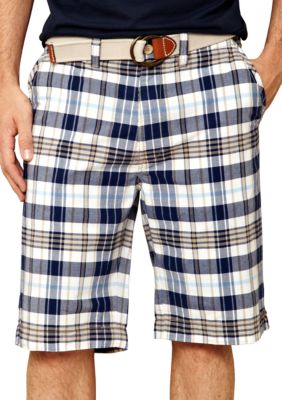 Nautica Big & Tall Plaid Shorts