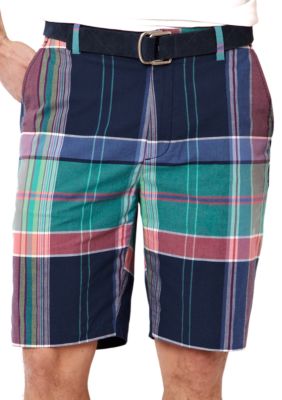 Nautica Plaid Yarn-Dye Shorts
