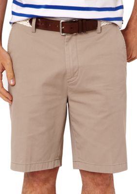 Nautica Big & Tall Flat Front Chino Shorts