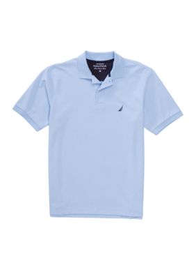 Nautica Short Sleeve Solid Deck Pique Knit.