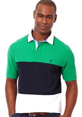 Nautica Pieced Polo Knit