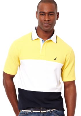 Nautica Pieced Polo Knit